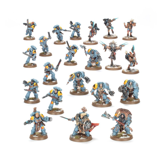 Warhammer 40k: Combat Patrol – Space Wolves (21 modeli, Askar’s Wolfpack)